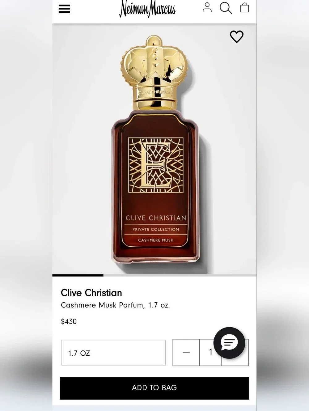 Clive Christian Sample